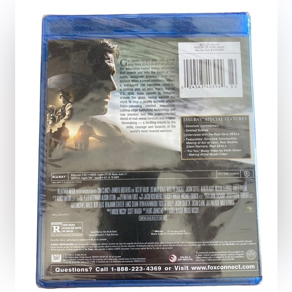 Act of Valor Blu-Ray DVD - Picture 2 of 4